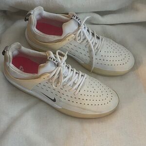 Nike White and Cream Men's Sneakers